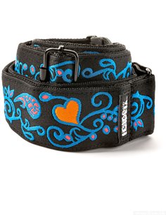 Dunlop Jimi Hendrix Blacklight Monterey Blue Strap