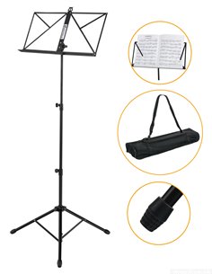 Kirstein Solid Music Stand, Heavy-Duty Design