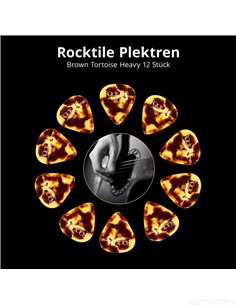 Rocktile Picks Brown Tortoise Heavy 36-Pack 2