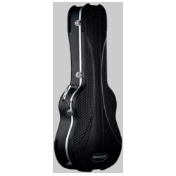 RockCase - Premium Line - Acoustic Guitar ABS Case, curved - Black, 4 pcs.
