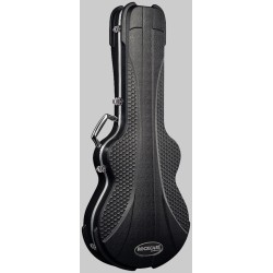 RockCase - Premium Line - Hollow Body Electric Guitar ABS Case, curved - Black, 4 pcs.
