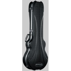 RockCase - Premium Line - LP-Style Electric Guitar ABS Case, curved - Black, 4 pcs.