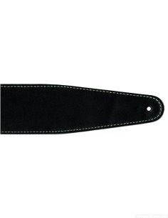 Shaman CJ Leather Guitar Strap, Black 2