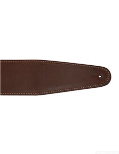 Shaman BJ2 Leather Guitar Strap, Brown 2