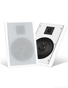 Pronomic FLS-540 WH Pair Flatpanel Wall Speaker Box White