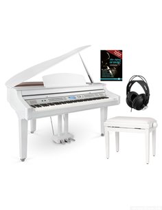 Classic Cantabile GP-A 810 Digital Grand Piano White High Gloss Set