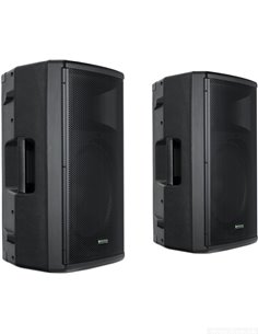 Pronomic E-212 MA 12" Active Speaker 500 Watt Stand Set 2