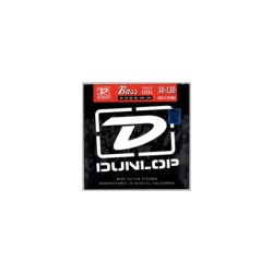 Dunlop Bass Stainless Steel - Bass String Set, 6-String, Medium, .030-.130