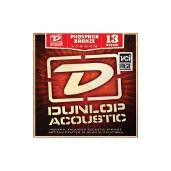 Dunlop Acoustic Phosphor Bronze, Acoustic Guitar String Set, Medium Light, .011-.052