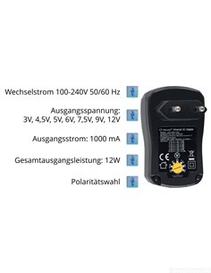 McGrey UAD-1000 Universal Power Supply 1A 2x Set 2