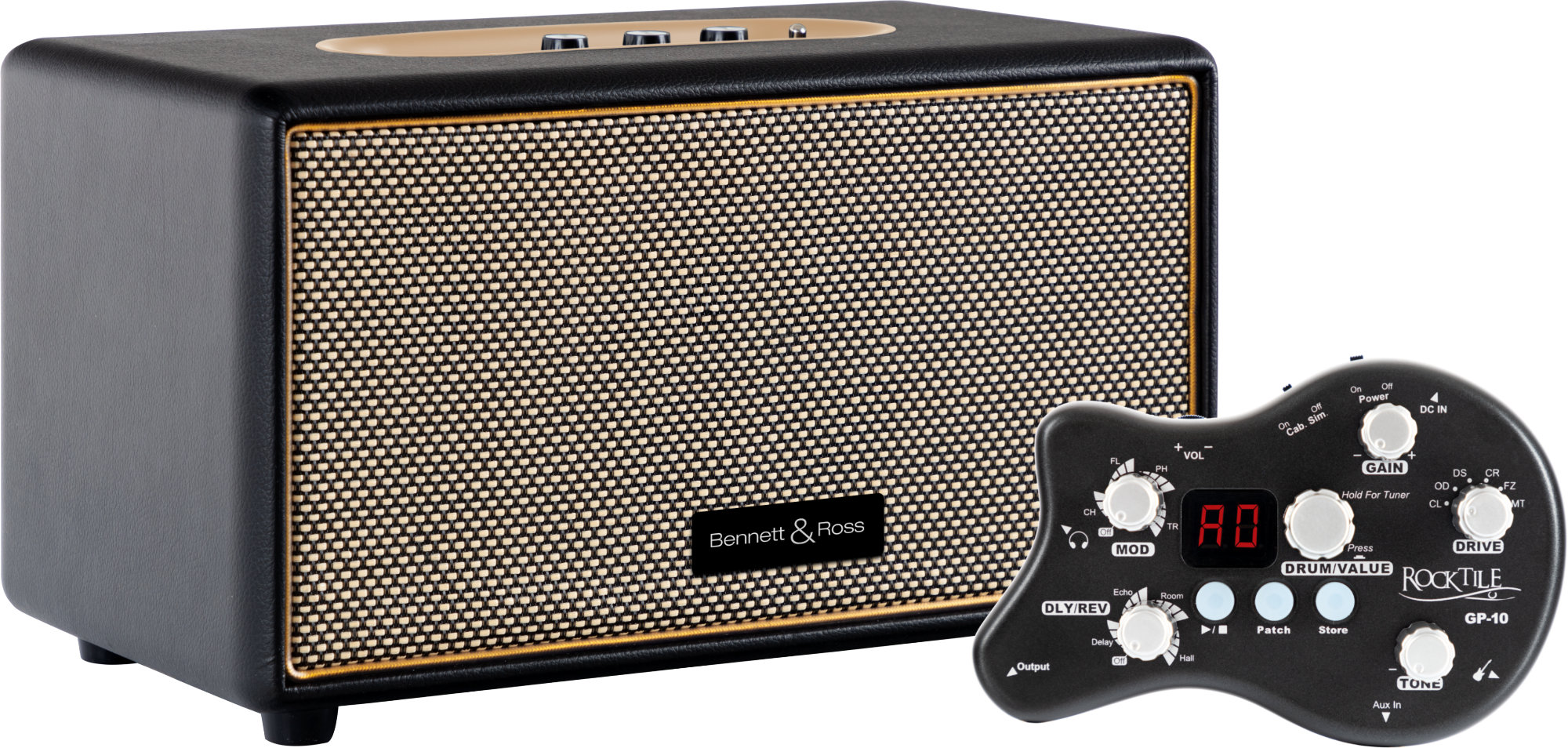 Rocktile GP-10 / BB-860BK Guitar Amp Set