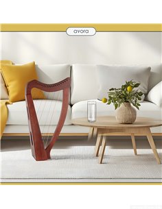 Avora Celtic Harp Mahogany 19 Strings 2